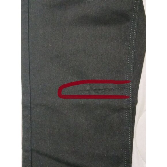 Dickies Women's Curvy Fit Skinny Leg Denim Jean Black Size 2 New - Picture 8 of 12